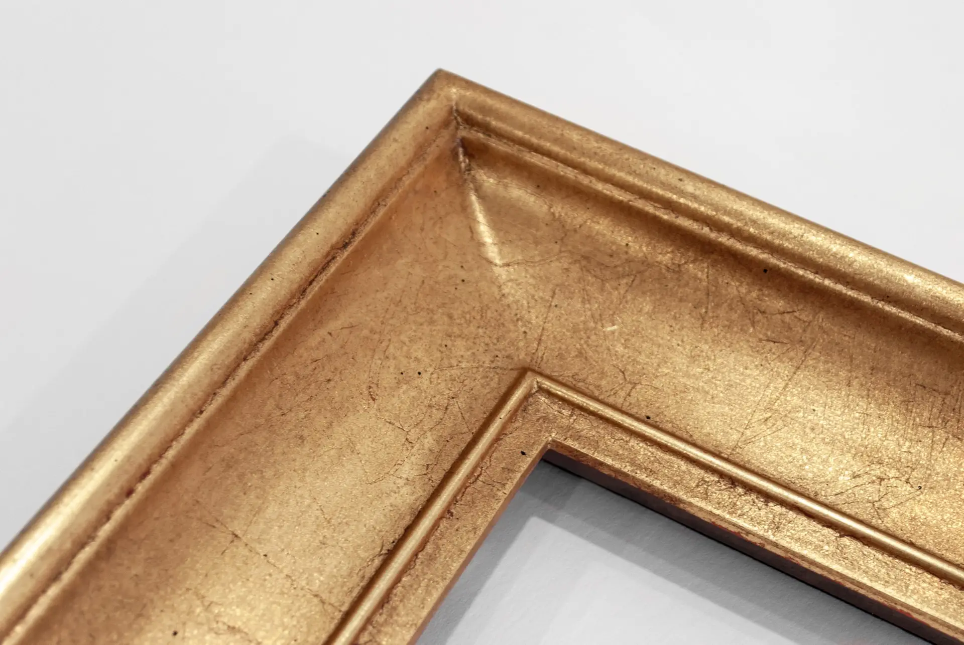 the Olley gilt closed corner frame by Dawsons Handcrafted Gold Coast