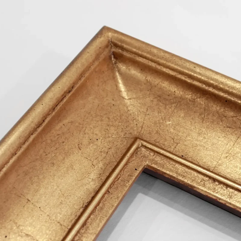 the Olley gilt closed corner frame by Dawsons Handcrafted Gold Coast